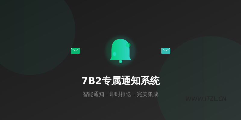 7B2专属智能通知与SMTP邮件插件——高效、轻量、完美兼容7B2主题的终极解决方案